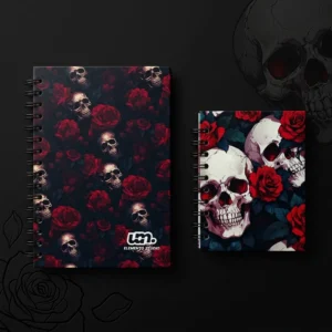 Pack Dúo Dark Roses & Skulls, Set de Libretas A5 + A6